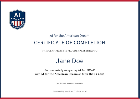 AI for HVAC Companies – Complete Training Course